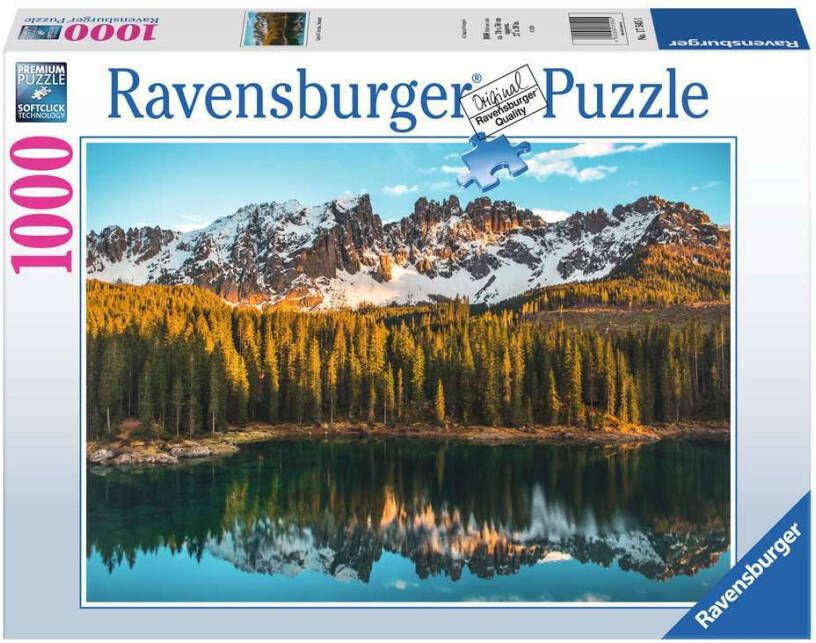 Ravensburger puzzel 1000 stukjes lago di carezza