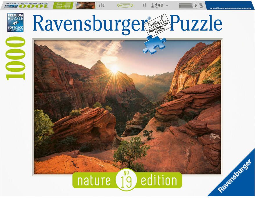 Ravensburger puzzel 1000 stukjes Zion Canyon USA