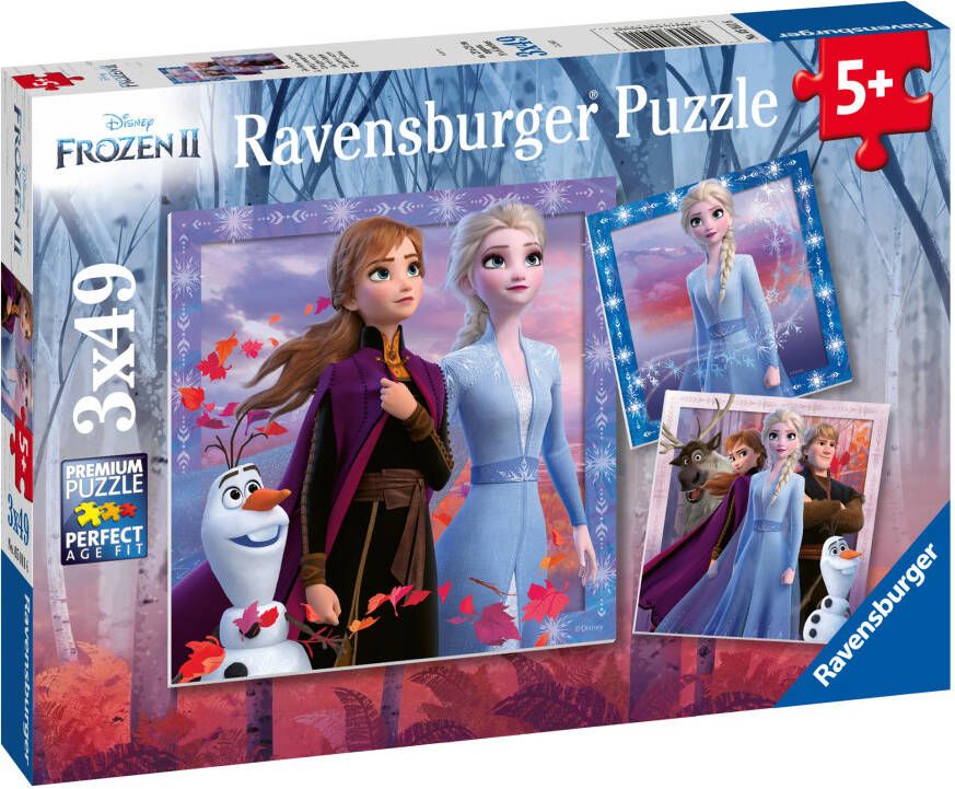 Ravensburger puzzel 3x49 stukjes frozen 2