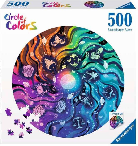 Ravensburger Circle of Colors Astrologie Legpuzzel 500 stukjes