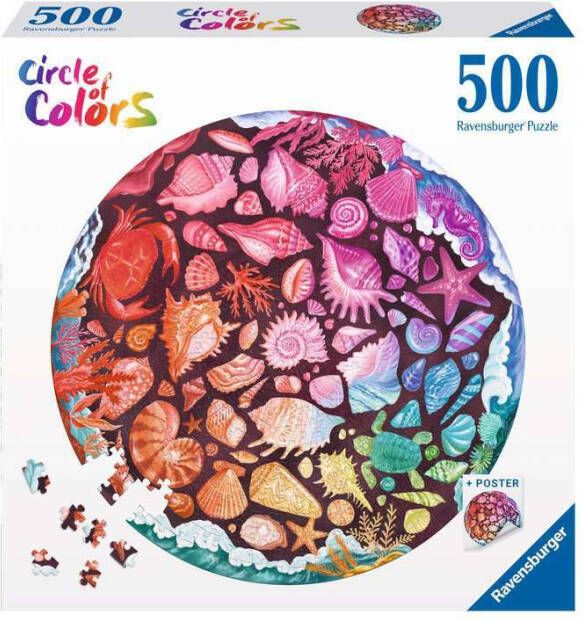 Ravensburger Circle of Colors Seashells Legpuzzel 500 stukjes