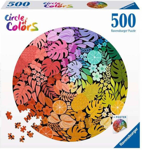 Ravensburger Circle of Colors Tropical Legpuzzel 500 stukjes