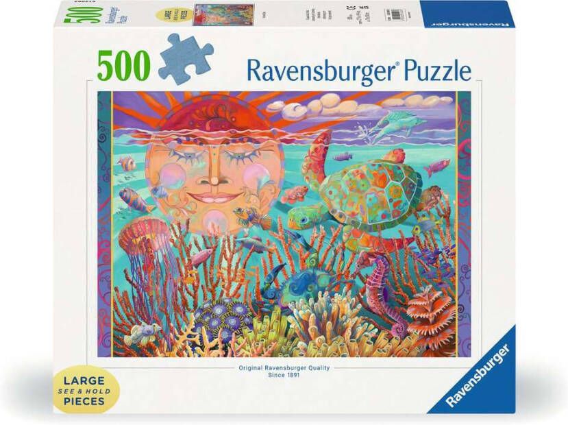 Ravensburger puzzel Sun and Sea Legpuzzel 500 Large Format stukjes