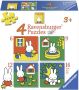 Ravensburger nijntje. vier puzzels -6+9+12+16 stukjes kinderpuzzel - Thumbnail 2