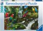 Ravensburger puzzel Bonte papegaaien in de jungle legpuzzel 2000 stukjes - Thumbnail 2