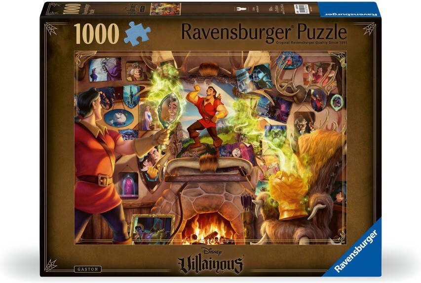 Ravensburger puzzel Disney Villainous: Gaston Legpuzzel 1000 stukjes