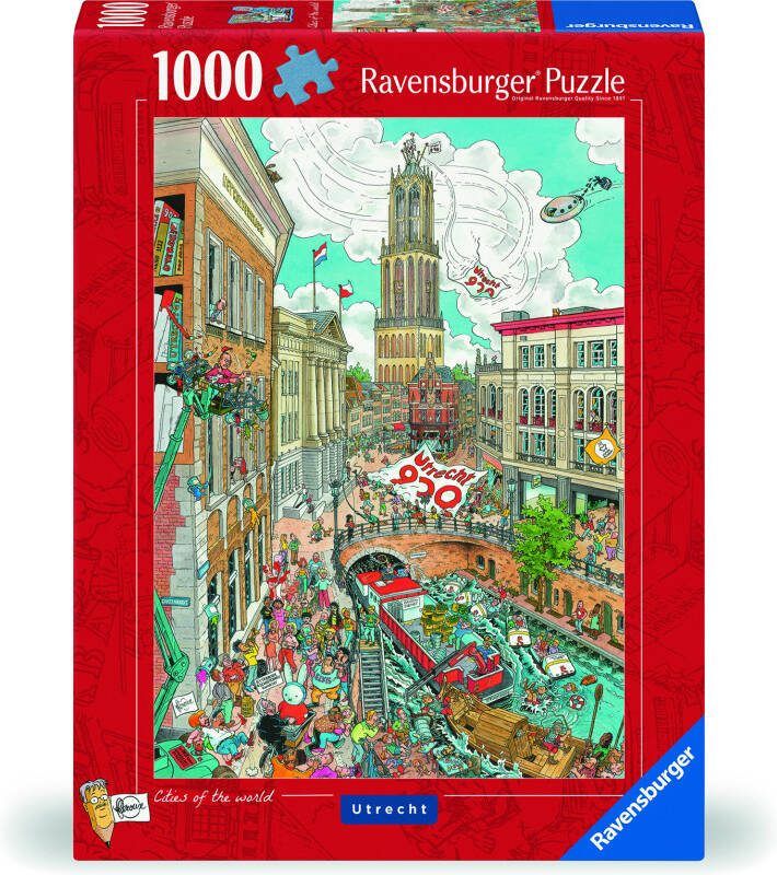 Ravensburger puzzel Fleroux Utrecht 1000 stukjes - Foto 2