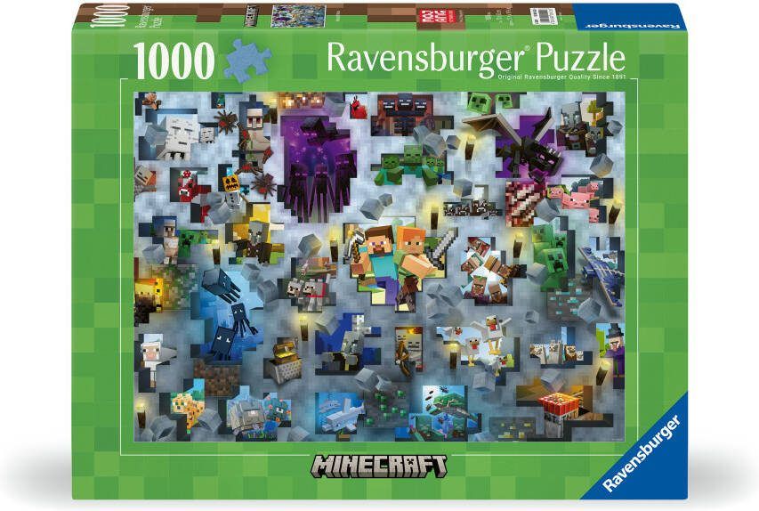 Ravensburger puzzel Minecraft Bendes 1000 stukjes