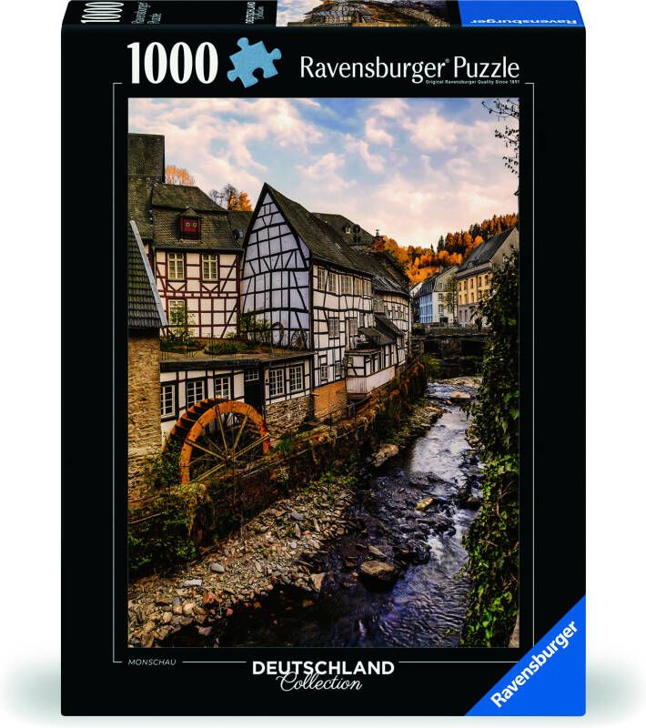 Ravensburger puzzel Monschau in der Eifel Legpuzzel 1000 stukjes