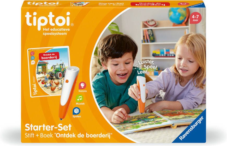 Ravensburger tiptoi Starter Set Ontdek de Boerderij Interactief Leersysteem