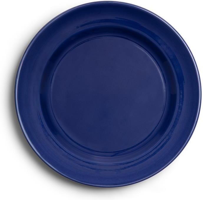 Royal Boch Boerenbont boerenblauw solids bord 21 cm donkerblauw