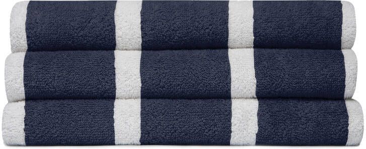 Seahorse Menton baddoek 60 x 110 cm indigo
