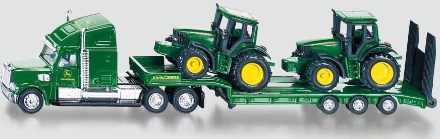 Siku 1837 dieplader met John Deere tractoren 1:87