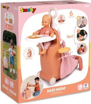 Smoby Nursery Suitcase 3 In 1