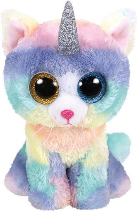 Ty knuffels Ty Beanie Boo s Heather Cat 15cm