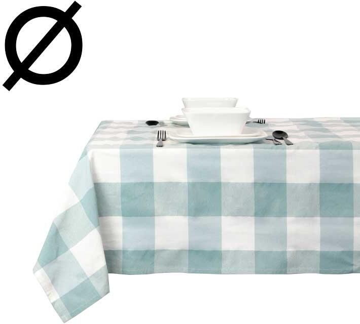Unique Living Tafelkleed Kristi 180cm beach blue