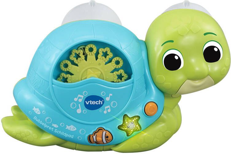 VTech Bad Bubbelpret Schildpad Bubbelend Badspeelgoed Interactief Babyspeelgoed Met Bubbelvloeistof Vanaf 1 Jaar