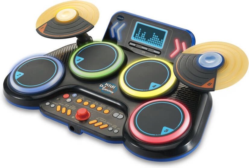 VTech Kidi DJ Drums Interactief Speelgoed Stimuleert Creativiteit Inclusief Opname Functie & Bluetooth Speelgoed vanaf 6 Jaar