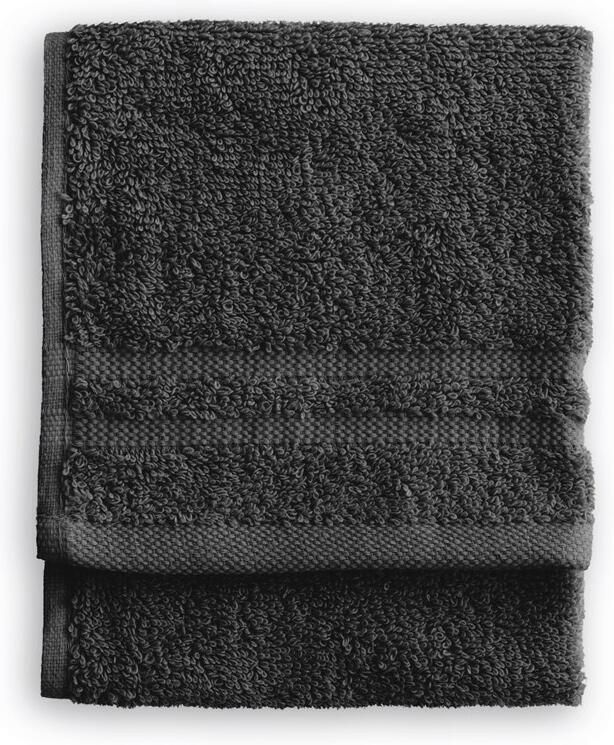 Walra Byrklund baddoek bath basics antraciet 50x100 cm