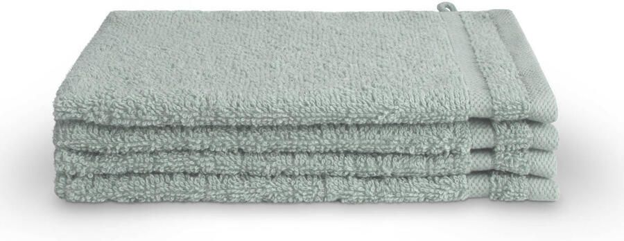 Walra Byrklund washand bath basics zeeblauw set van 4