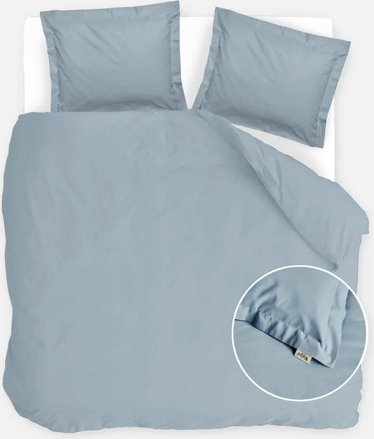Walra Dekbedovertrek Forever Cotton 240x220 100% Percale Katoen Zeeblauw - Foto 2