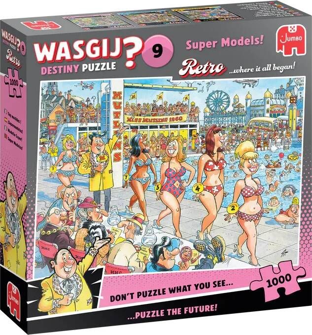 Wasgij Jumbo ? Retro original 9 klein topmodellen! 1000 stukjes