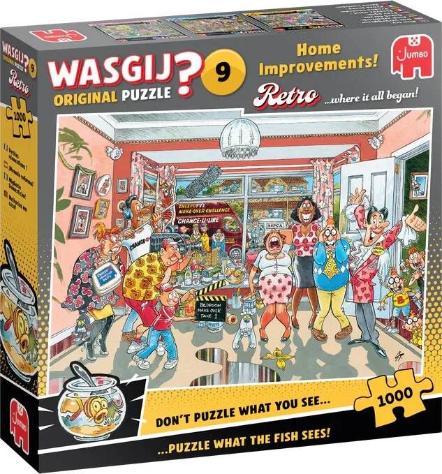 Wasgij Jumbo ? Retro original 9 klein verbouwinkje! 1000 stukjes