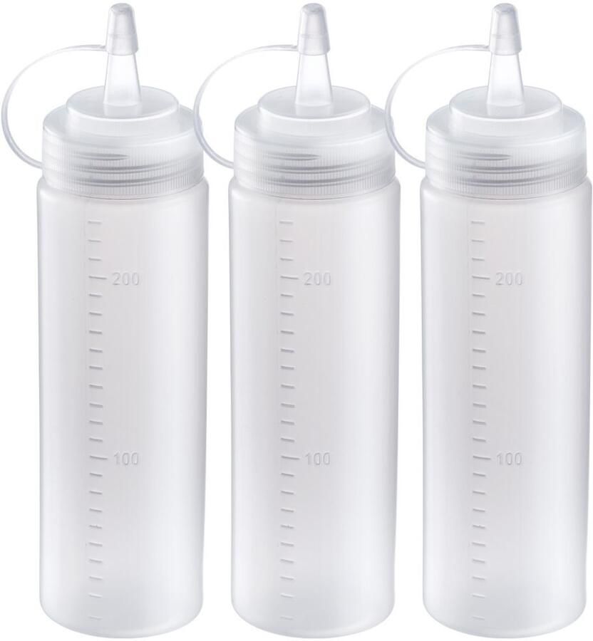 Westmark 3 knijpflessen 240 ml