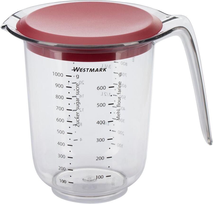 Westmark Maatbeker 1 liter met deksel