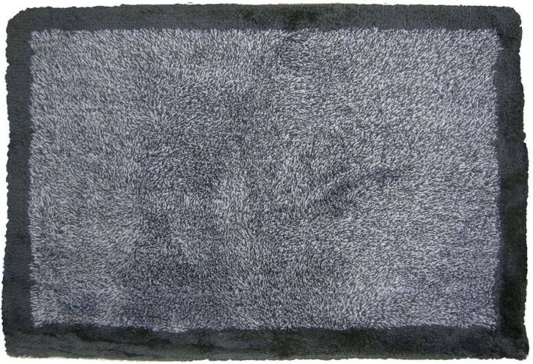 Coppens Wicotex bidetmat 50x60cm. acryl grijs gemêleerd