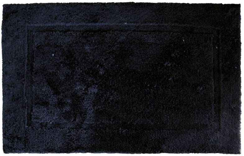 Wicotex badmat 60x90cm. acryl zwart uni