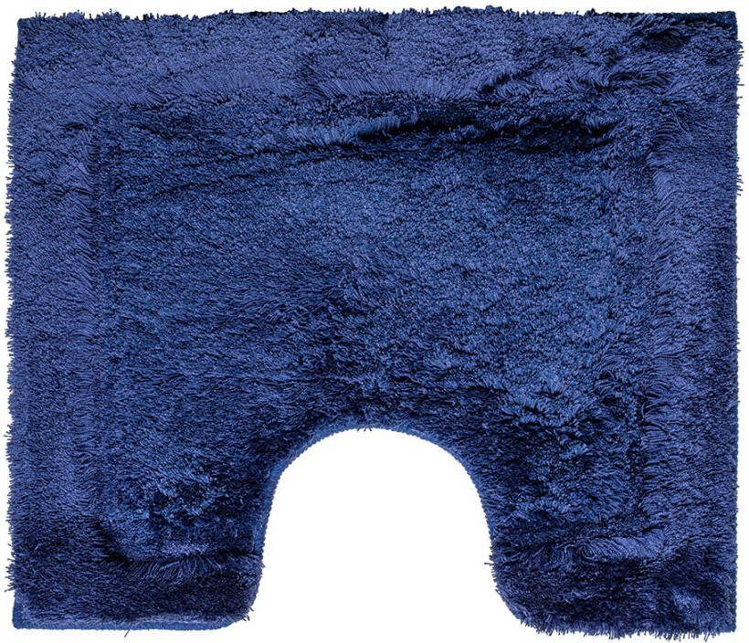 Wicotex toiletmat 60x50cm uni blauw