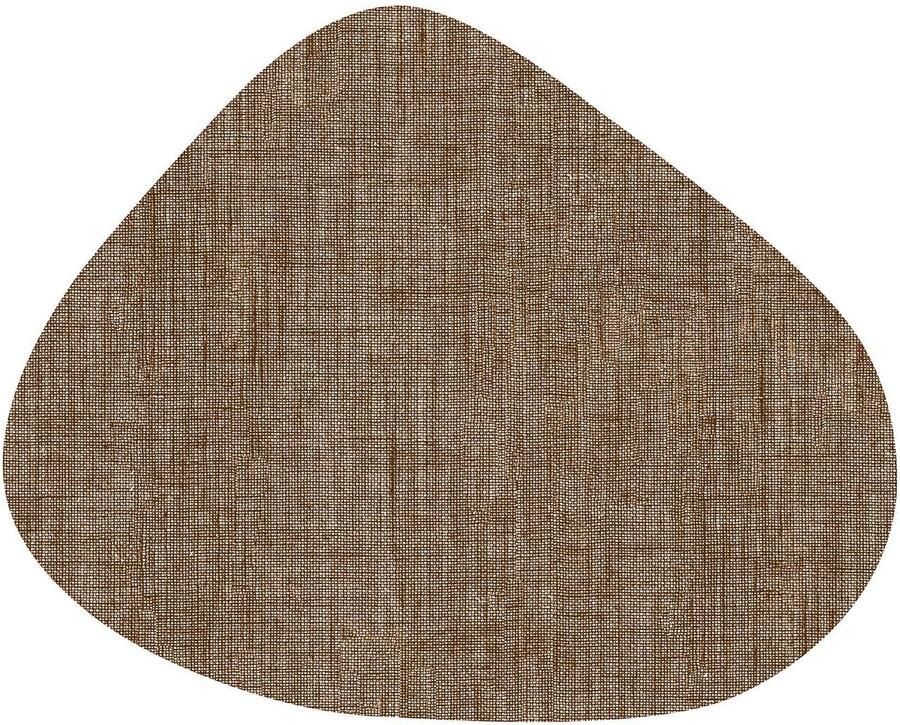 Wicotex Placemat luxx curved chocolade