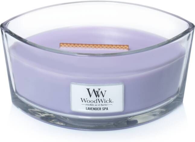 Woodwick Geurkaars Ellipse Lavender Spa 9 cm 19 cm