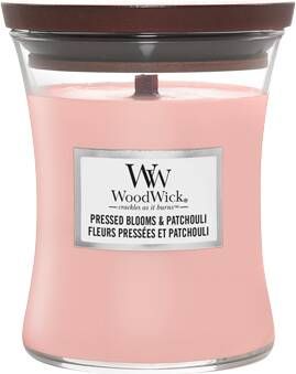 WoodWick pressed blooms & patchouli medium candle