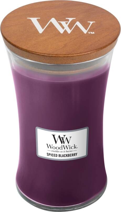 WoodWick spiced blackberry large candle