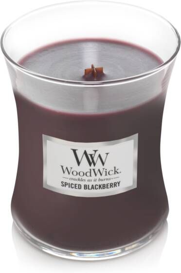 Woodwick Geurkaars Medium Spiced Blackberry 11 cm ø 10 cm