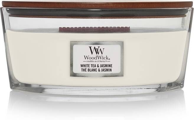 Woodwick Geurkaars Ellipse White Tea & Jasmine 9 cm 19 cm