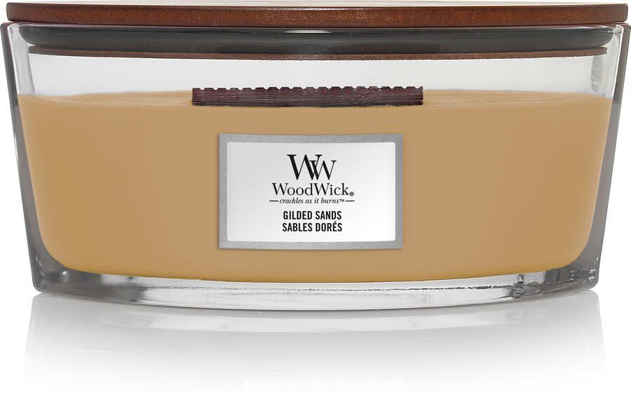 WoodWick gilded sands ellipse candle