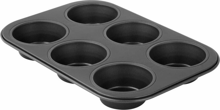 Zenker muffinbakvorm (6) black metallic