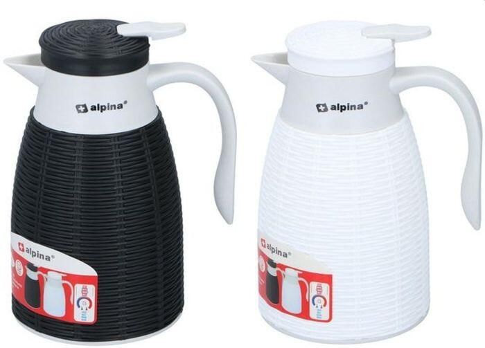 Alpina Isoleerkan 1 Liter Zwart Wit