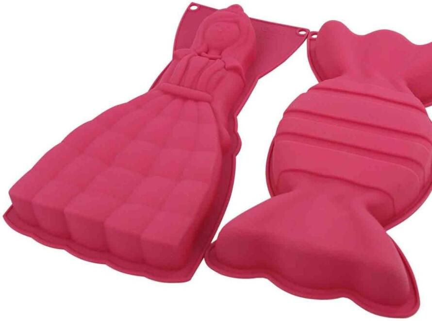 Basic Silicone Bakvorm Snoep Princes 17x3x32 cm Roze Assorti