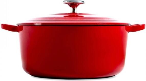 BK Bourgogne braadpan Ø 24 cm rood gietijzer inductie