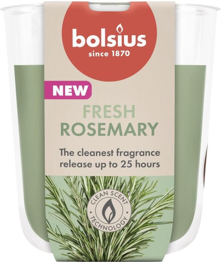 Bolsius Geurglas 80 73 True Scents Rosemary