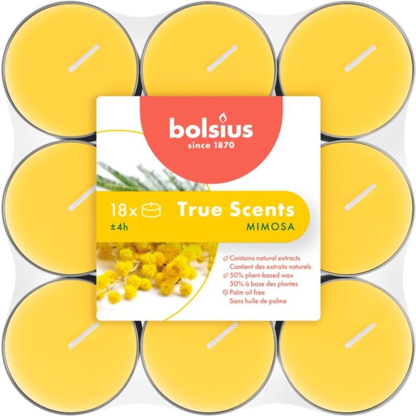 Bolsius Geurtheelichten 4u True Scents Mimosa