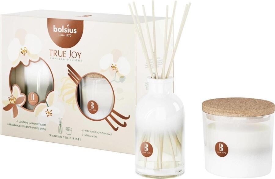 Bolsius Giftset True Joy Vanilla Delight