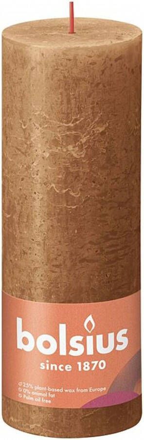 Bolsius Stompkaars Spice Brown Ø68 mm Hoogte 19 cm Kaneel 85 Branduren