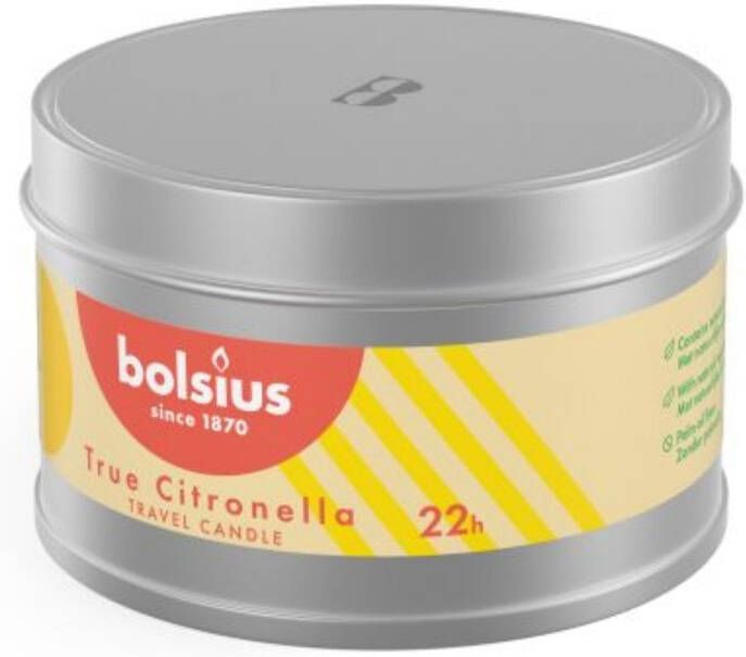 Bolsius True Citronella Travel Candle Citronella 4 gram