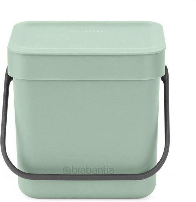 Brabantia Sort & Go Aanrecht Afvalbakje 3 liter Jade Green - Foto 3