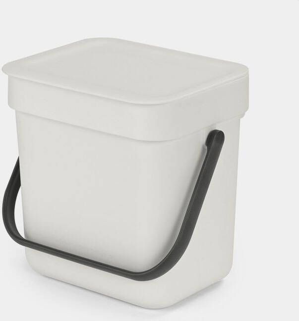 Brabantia Sort & Go Aanrecht Afvalbakje 3 l Light Grey - Foto 4